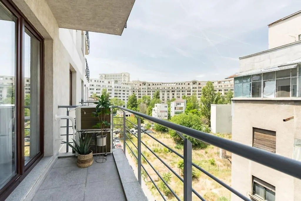 Bright 1Br Flat - New Midtown Building + Terrace Daire Bükreş