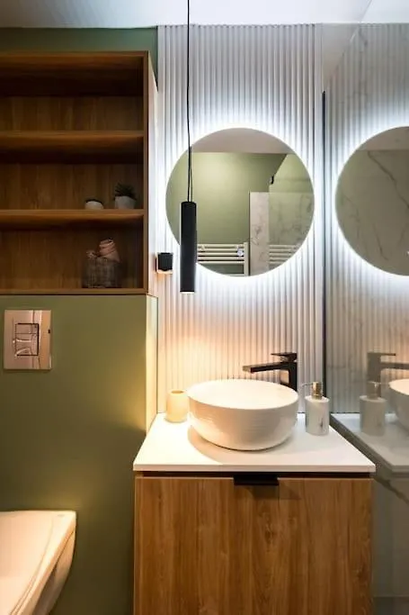 Bright 1Br Flat - New Midtown Building + Terrace Daire Bükreş Romanya